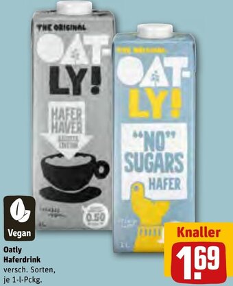 REWE Center Oatly Haferdrink 1-l-Pckg. Angebot