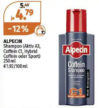 Müller Alpecin Shampoo 250ml Angebot