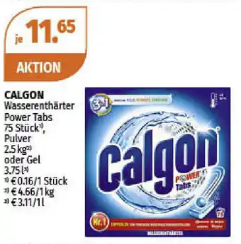 Müller Calgon Wasserenthärter Power Tabs, Pulver oder Gel Angebot