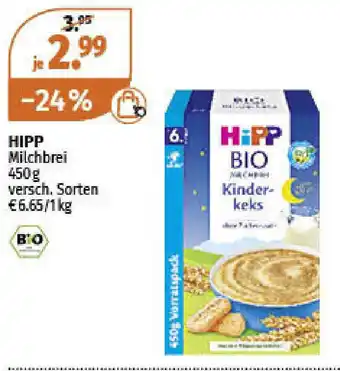 Müller Hipp Milchbrei 450g Angebot