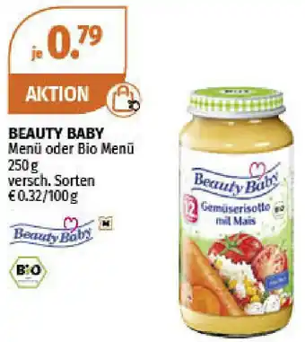 Müller Beauty Baby Menü oder Bio Menü 250g Angebot