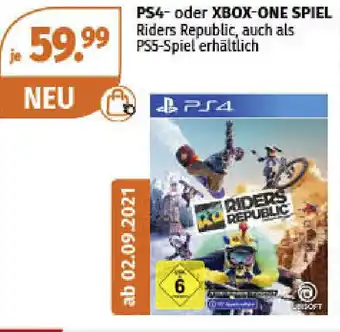 Müller PS4 oder Xbox One Spiel Angebot