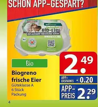 Famila Nord Ost Bio Biogreno frische Eier Angebot