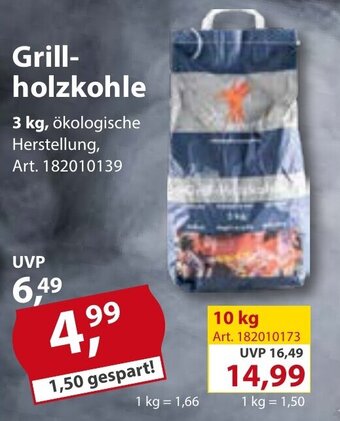 Sonderpreis Baumarkt Grill-holzkohle 3kg Angebot