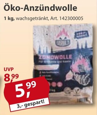 Sonderpreis Baumarkt Öko-Anzündwolle 1kg Angebot