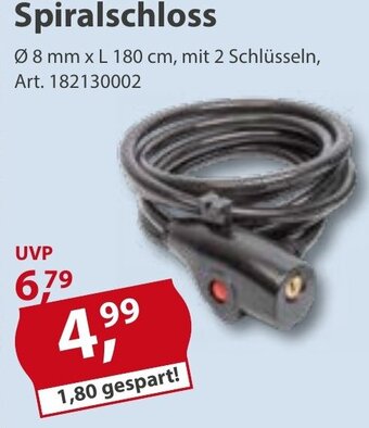 Sonderpreis Baumarkt Spiralschloss Angebot