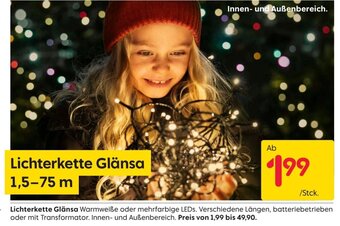 Rusta Lichterkette Glänsa Angebot
