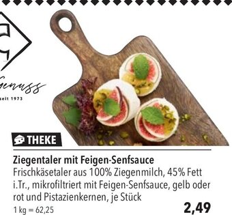 CITTI Markt Ziegentaler mit Feigen-Senfsauce Angebot