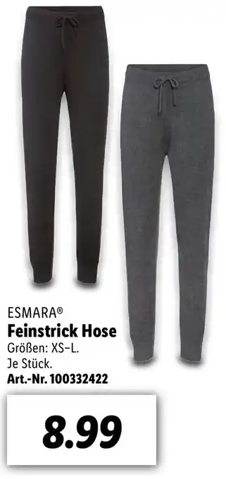 Lidl Esmara Feinstrick Hose Angebot