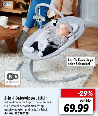 Lidl 2in1 Babywippe Luli Angebot