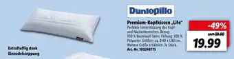 Lidl Dunlopillo Premium Kopfkissen Life Angebot