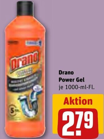 REWE Center Drano Power Gel 1000-ml-Fl. Angebot