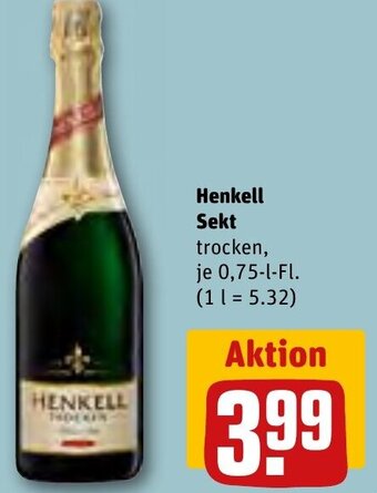 REWE Center Henkell Sekt 0,75-l-Fl. Angebot