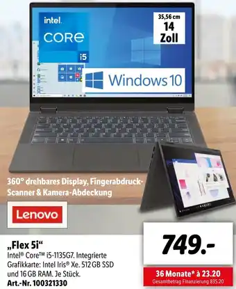 Lidl Lenovo Flex 5i Angebot