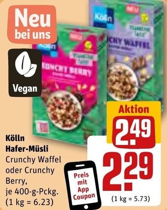 REWE Center Kölln Hafer-Müsli 400 g Pckg. Angebot