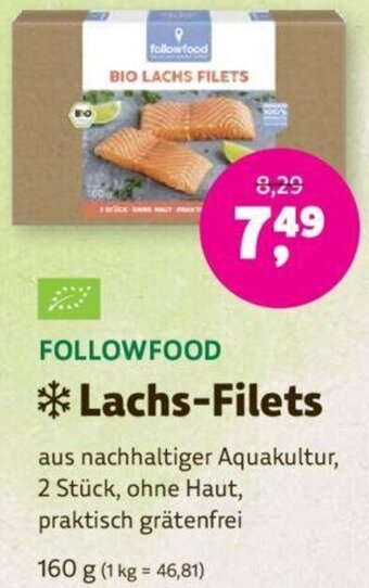 Denns BioMarkt FOLLOWFOOD Lachs-Filets 160 g Angebot