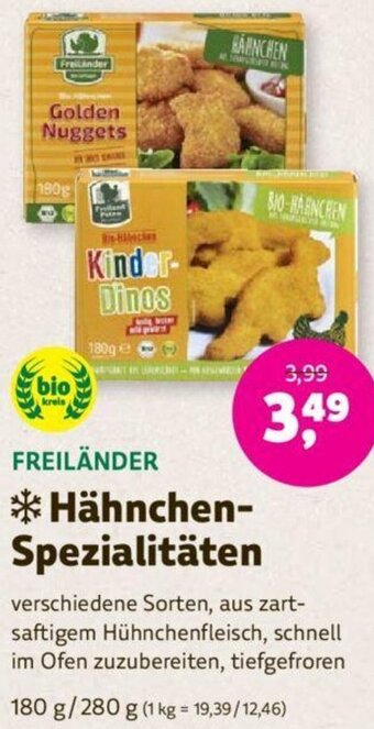 Denns BioMarkt FREILÄNDER Hähnchen-Spezialitäten 180 g/280 g Angebot