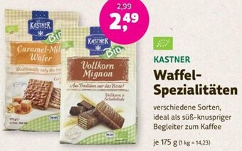 Denns BioMarkt KASTNER Waffel-Spezialitäten 175 g Angebot