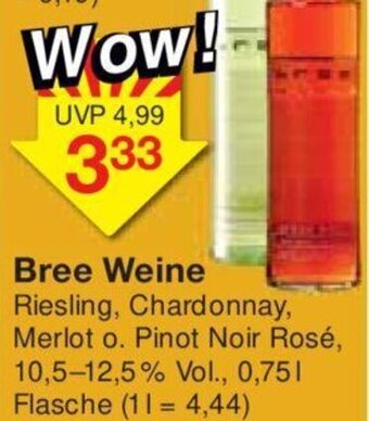 Jawoll Bree Weine 0,75 L Flasche Angebot