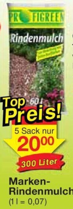 Jawoll Marken Rindenmulch 60 L Angebot