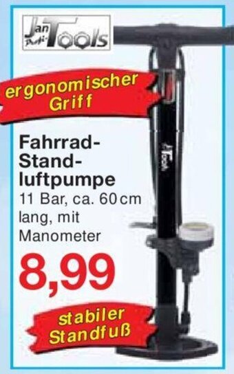 Jawoll Fahrrad-Standluftpumpe Angebot