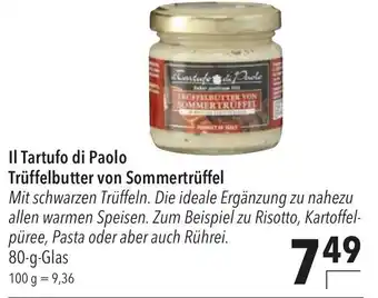 CITTI Markt II Tartufo di Paolo Trüffelbutter von Sommertrüffel 80g Angebot