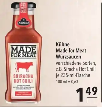 CITTI Markt Kühne Made for Meat Würzsaucen 235ml Angebot