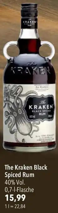 CITTI Markt The Kraken Black Spiced Rum 0,7L Angebot