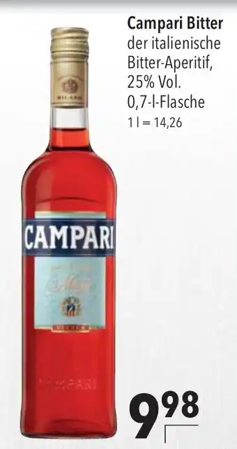 CITTI Markt Campari Bitter 0,7L Angebot