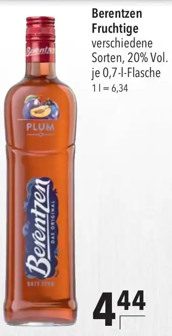 CITTI Markt Berentzen Fruchtige 0,7L Angebot