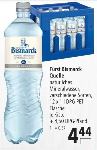 CITTI Markt Fürst Bismarck Quelle 12x1L Angebot