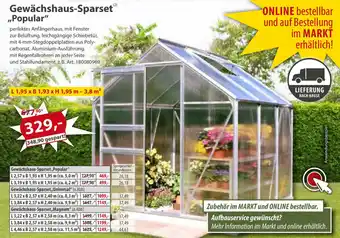 Sonderpreis Baumarkt Gewächshaus Sparset Popular Angebot