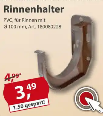 Sonderpreis Baumarkt Rinnenhalter Angebot