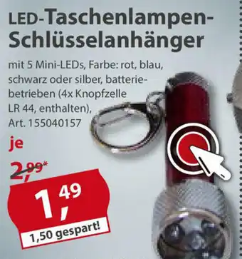 Sonderpreis Baumarkt LED Taschenlampen Schlüsselanhänger Angebot