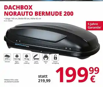 A.T.U. Dachbox Norauto Bermude 200 Angebot