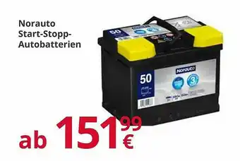 A.T.U. Norauto Start-stopp-autobatterien Angebot