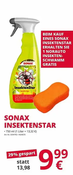 A.T.U. Sonax Insektenstar Angebot