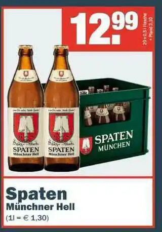 Benz Getränke Spaten Münchner Hell Angebot