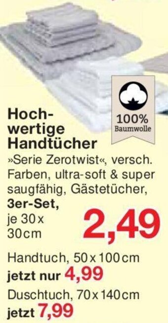 Jawoll Hochwertige Handtücher Angebot