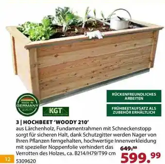 Dehner Hochbeet Woody 210 Angebot