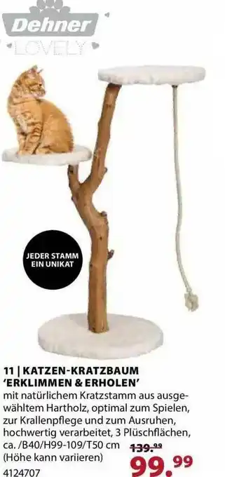 Dehner Katzen-kratzbaum Erklimmen & Erholen Angebot