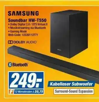 Expert Samsung Soundbar Hw-t550 Angebot