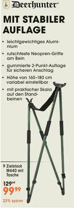 Frankonia Deerhunter Zielstock M440 Mit Tasche Angebot