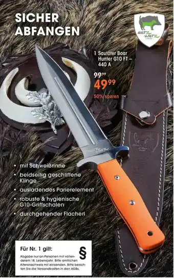 Frankonia Sautöter Boar Hunter G10 Ft - 440a Hatz Natz Angebot