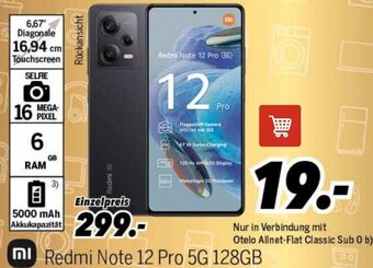MEDIMAX Redmi Note 12 Pro 5G 128GB Angebot