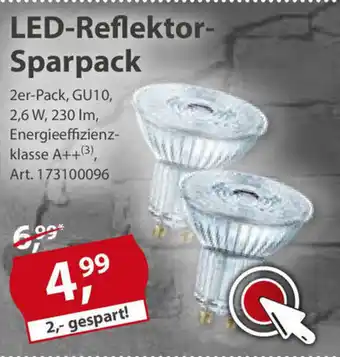 Sonderpreis Baumarkt LED Reflektor Sparpack Angebot