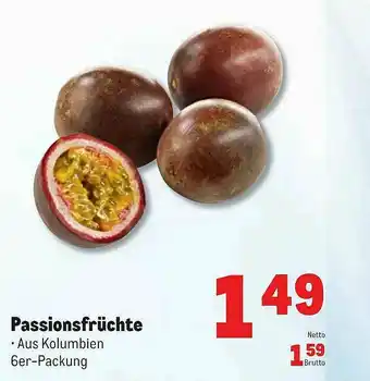 METRO Passionsfrüchte Angebot