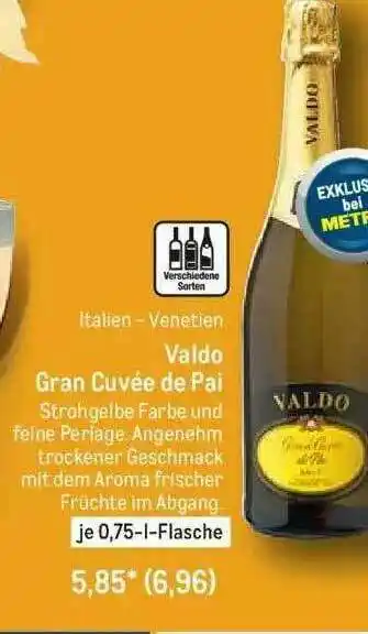 METRO Italien-veneten Valdo Gran Cuvée De Pai Angebot