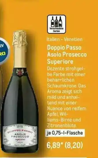 METRO Italien-veneten Doppio Passo Asolo Prosecco Superiore Angebot