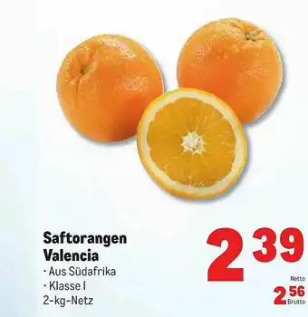 METRO Saftrorangen Valencia Angebot